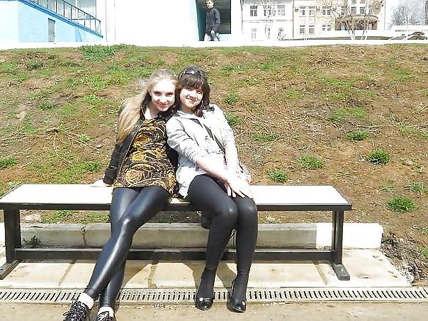 25P Dirty-Talk-Queen - black Leggings - found in xHamster