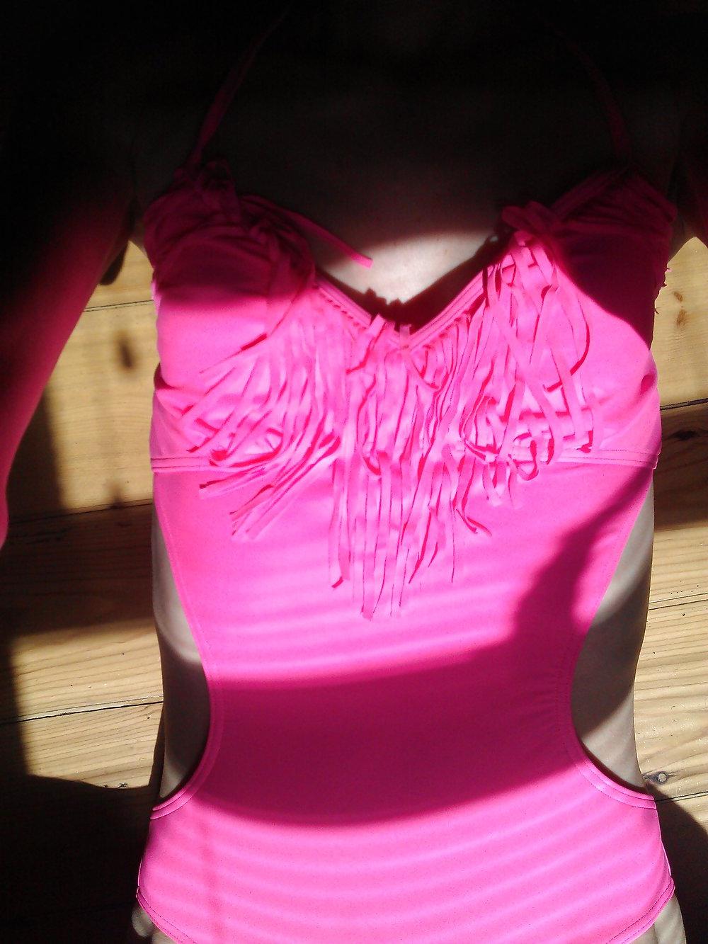 9P Pink Swimming Costume