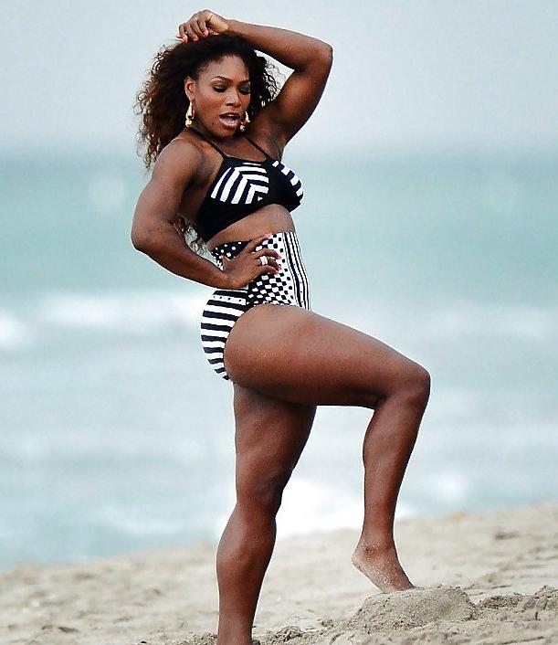 22P Serena Williams: Thick ASS Body Beach Photohoot - Ameman