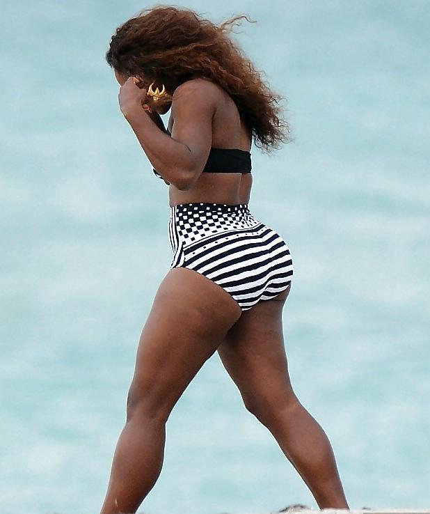 22P Serena Williams: Thick ASS Body Beach Photohoot - Ameman