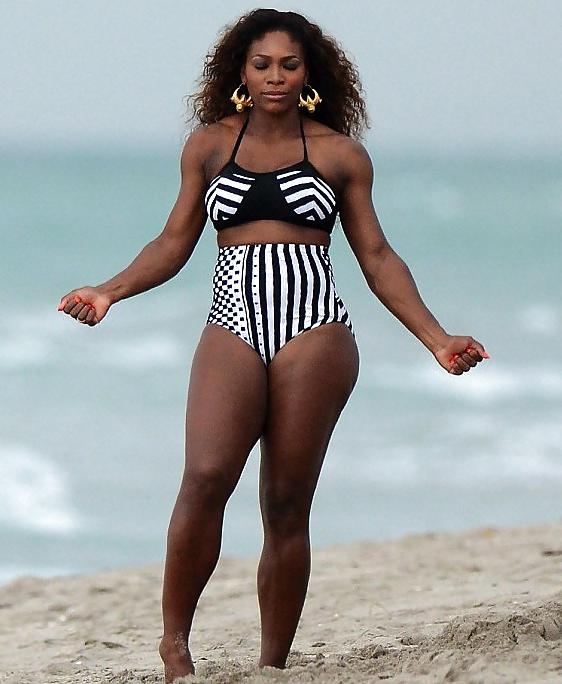 22P Serena Williams: Thick ASS Body Beach Photohoot - Ameman