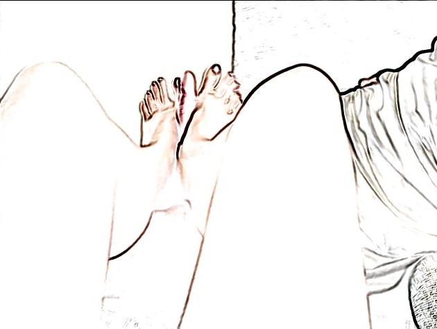 7P Friend Footjob
