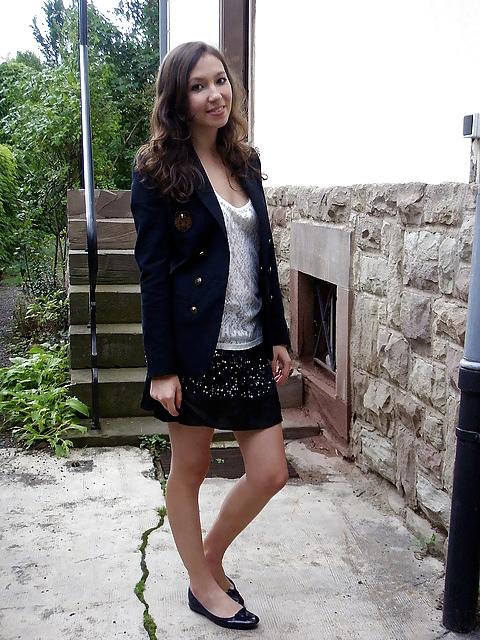 25P French Bloggers Mode with sexy legs 30