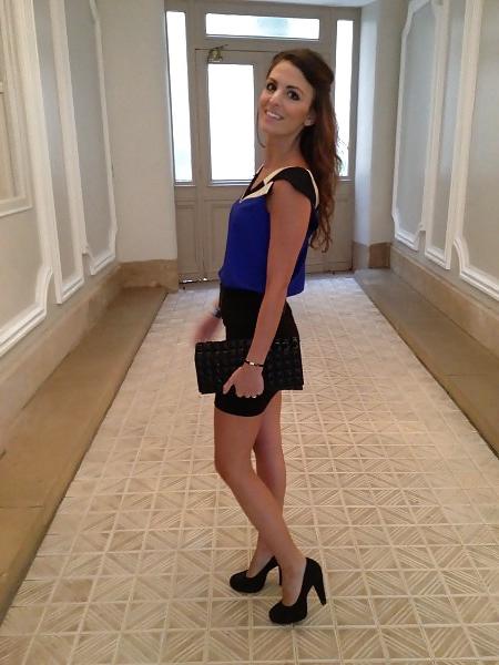 25P French Bloggers Mode with sexy legs 30