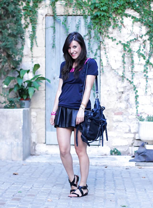25P French Bloggers Mode with sexy legs 33