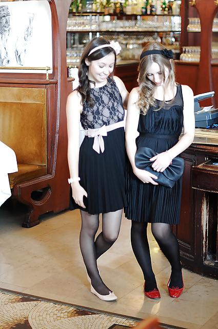 25P French Bloggers Mode with sexy legs 33