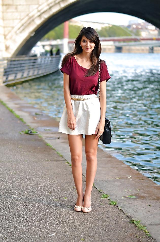 25P French Bloggers Mode with sexy legs 33