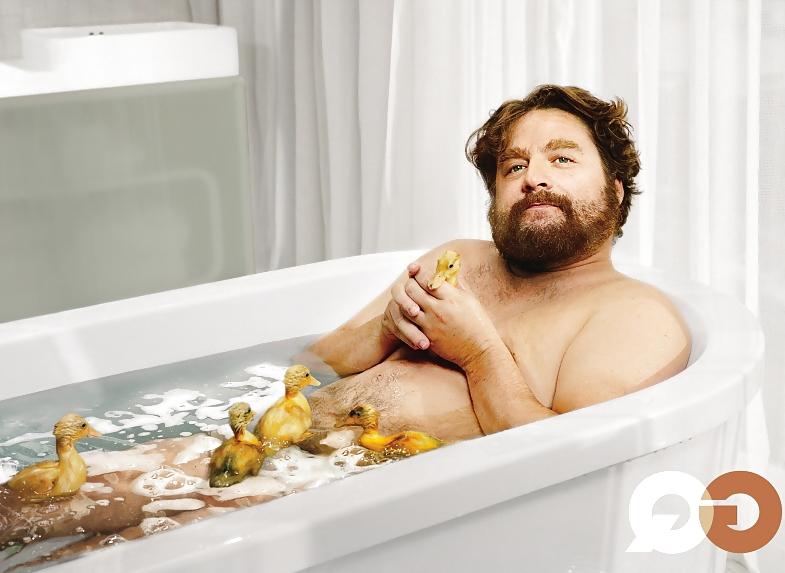 5P Zach Galifianakis In Swimwear (also ducklings)