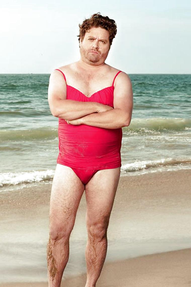 5P Zach Galifianakis In Swimwear (also ducklings)