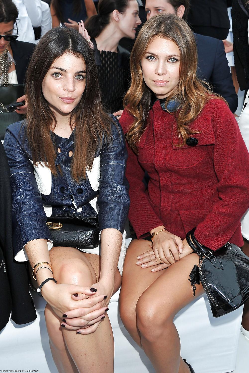 19P Julia Restoin Roitfeld, French Model with sexy legs 