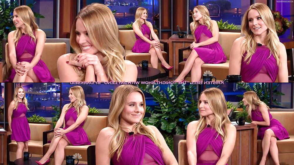 25P Kristen Bell - Looking Fucking Sexy on Talk Shows