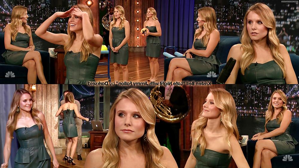 25P Kristen Bell - Looking Fucking Sexy on Talk Shows
