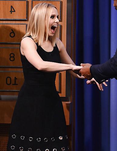 25P Kristen Bell - Looking Fucking Sexy on Talk Shows