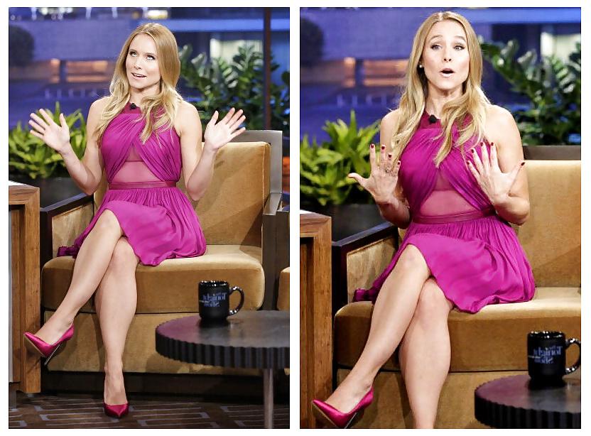 25P Kristen Bell - Looking Fucking Sexy on Talk Shows