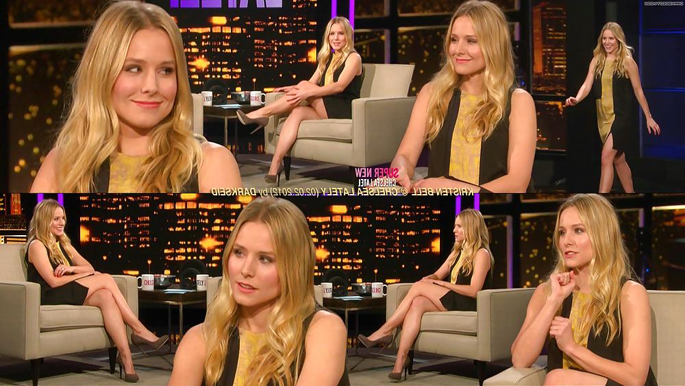 25P Kristen Bell - Looking Fucking Sexy on Talk Shows