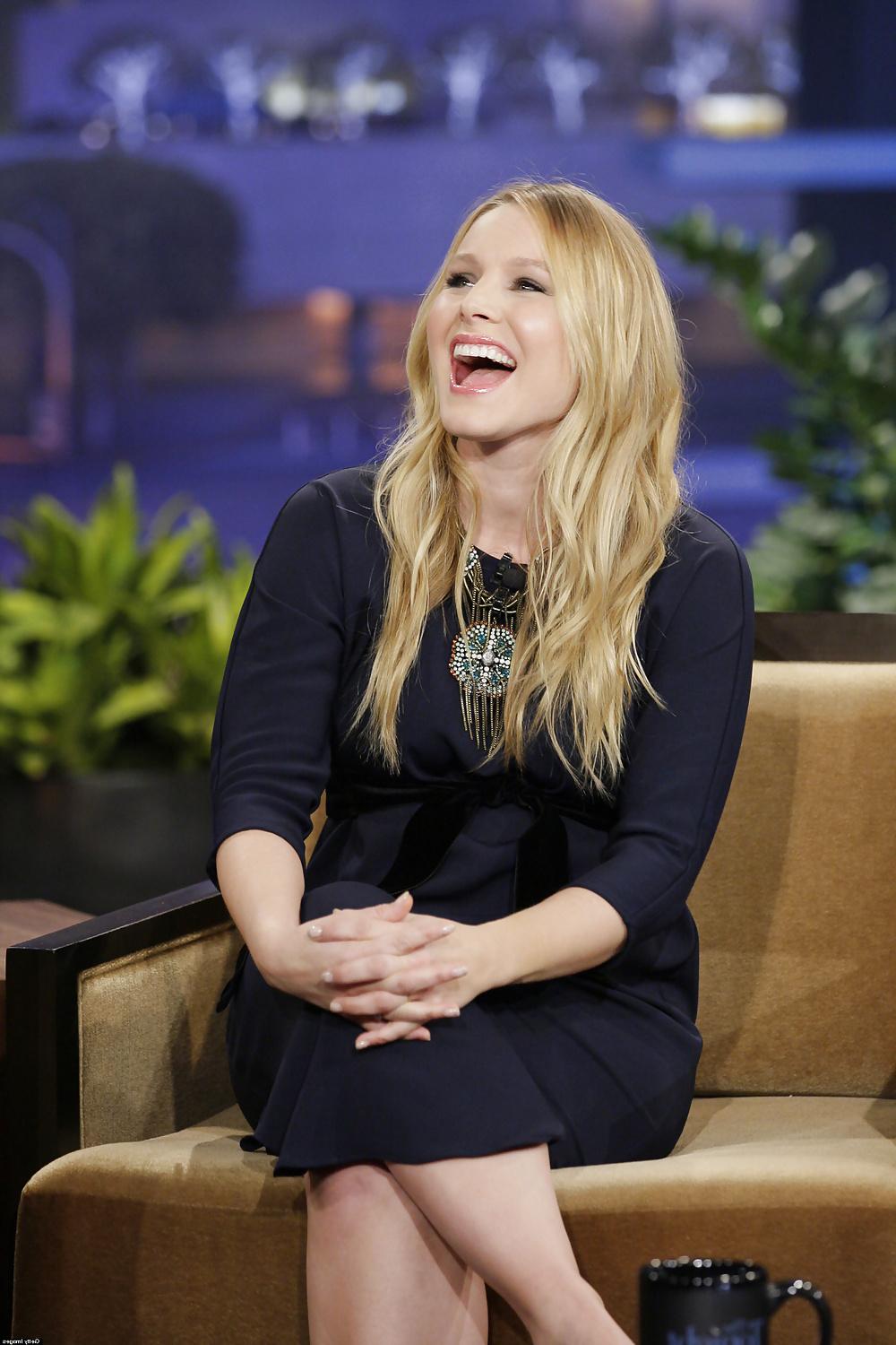 25P Kristen Bell - Looking Fucking Sexy on Talk Shows