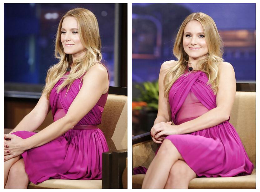 25P Kristen Bell - Looking Fucking Sexy on Talk Shows