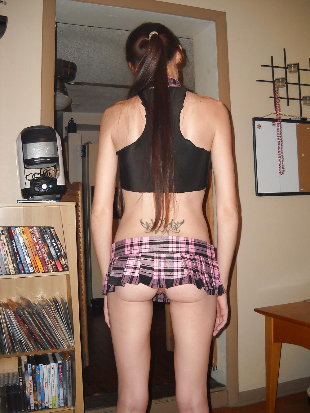 4P SCHOOL GIRL COSTUME 