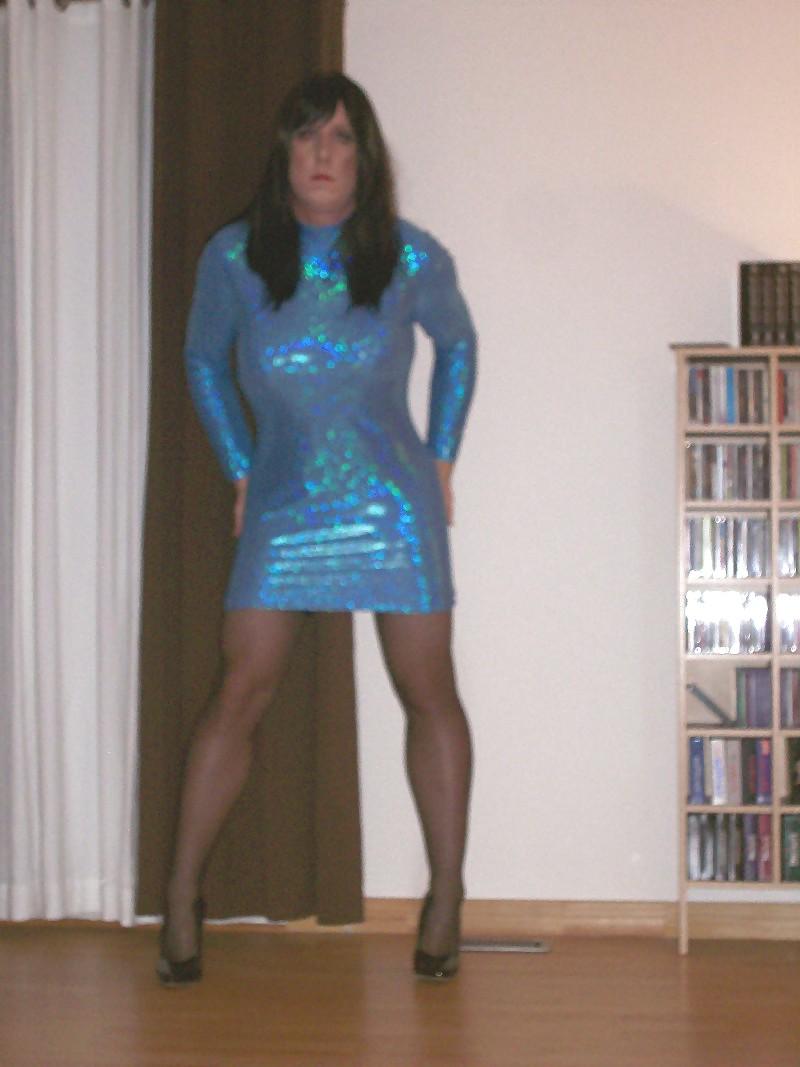 8P Blue Dress