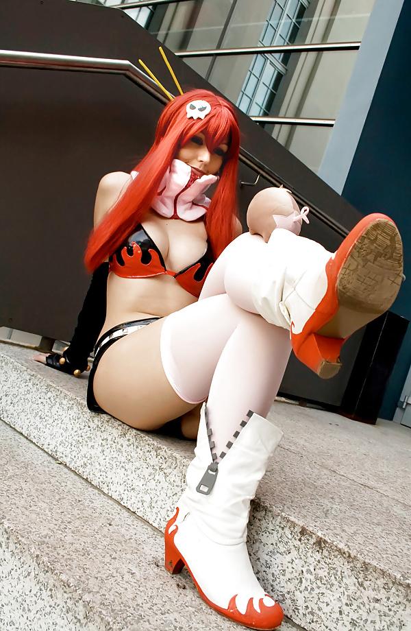 14P Cute cosplay: Gurren Lagann - Yoko Littner
