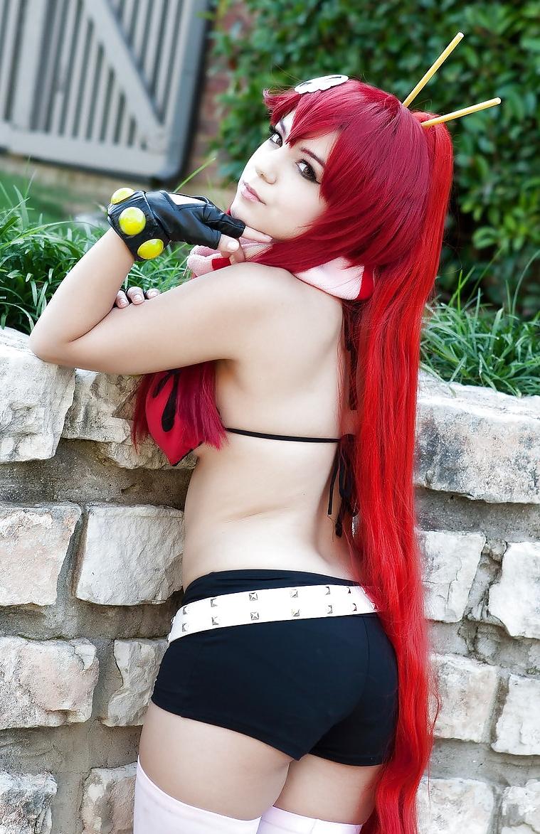 14P Cute cosplay: Gurren Lagann - Yoko Littner