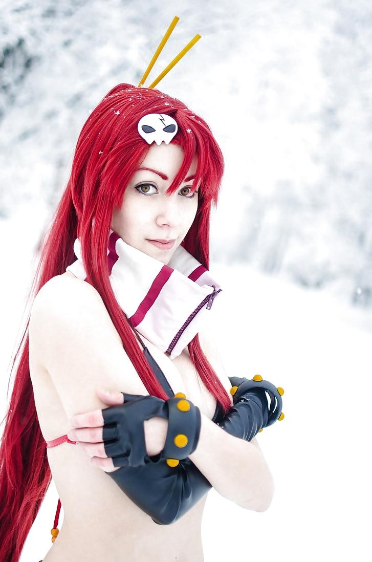 14P Cute cosplay: Gurren Lagann - Yoko Littner