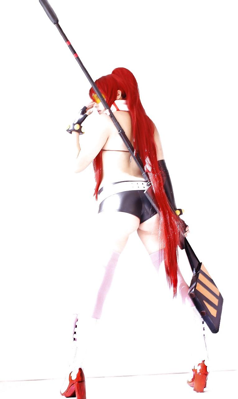 14P Cute cosplay: Gurren Lagann - Yoko Littner