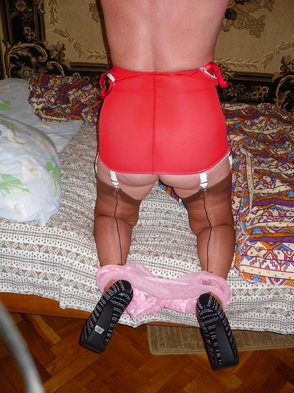 25P Pushuna's full body girdle and cucumber