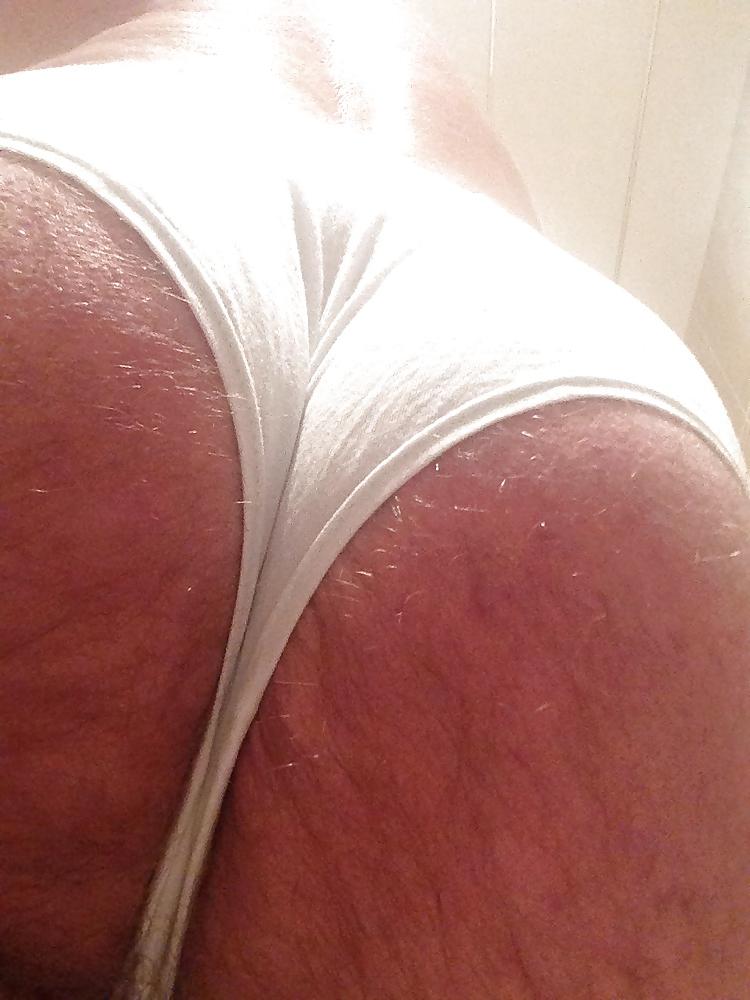 18P White cotton panties