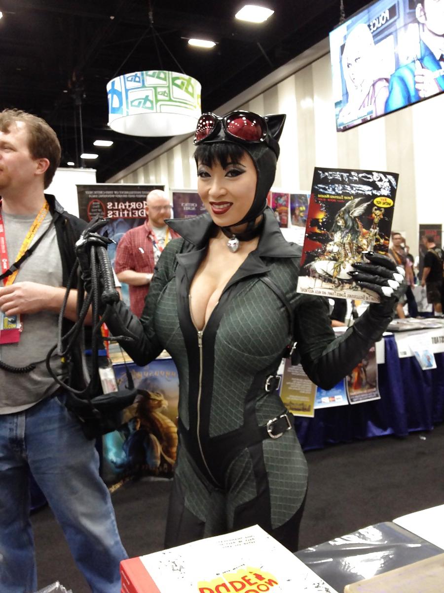 13P Leather and latex cosplay