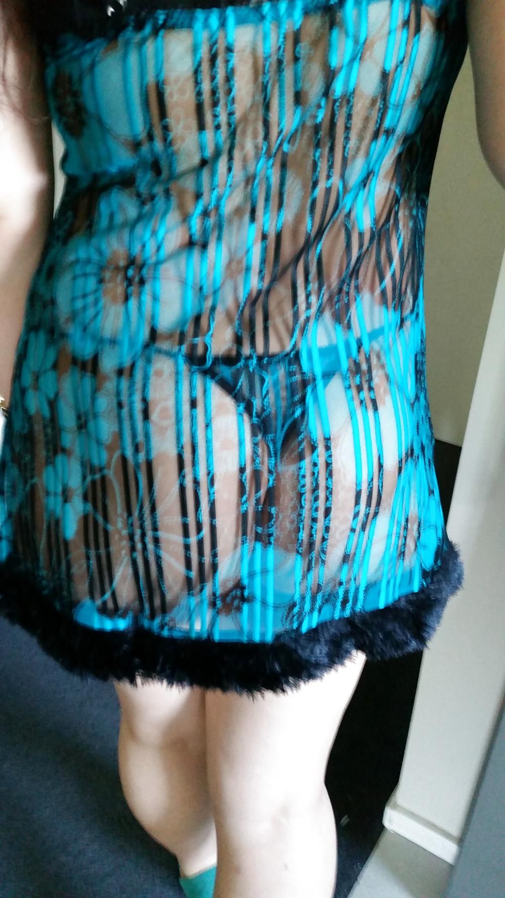 11P Blue Negligee 