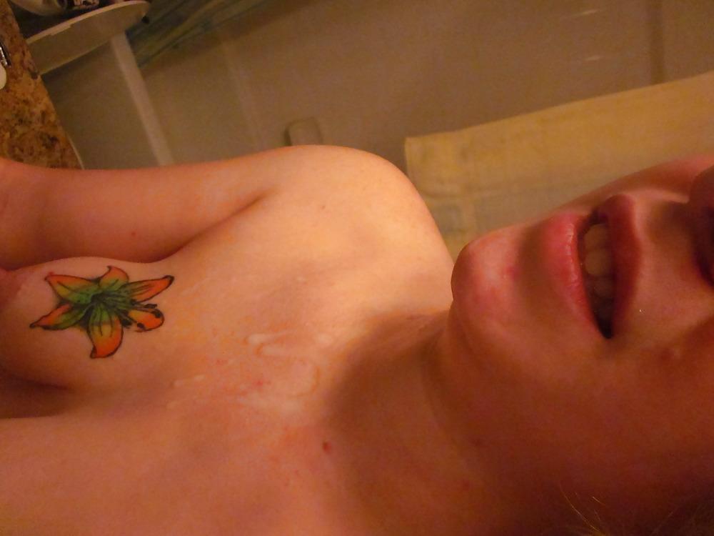25P Little slut Baby gets facial