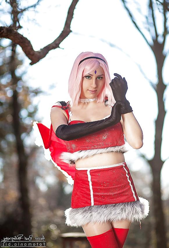 25P Naruto xmas hot cosplay