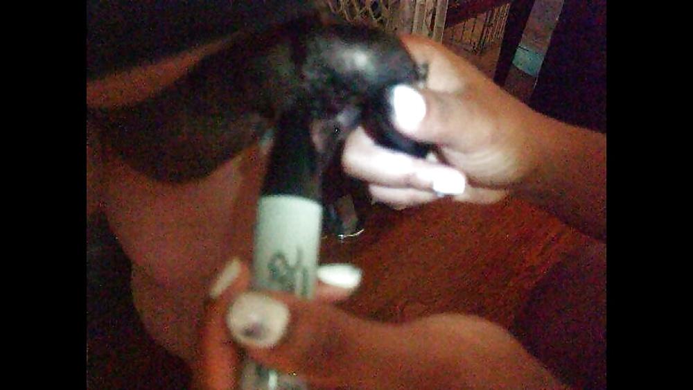 19P Little White Cock Colored Black