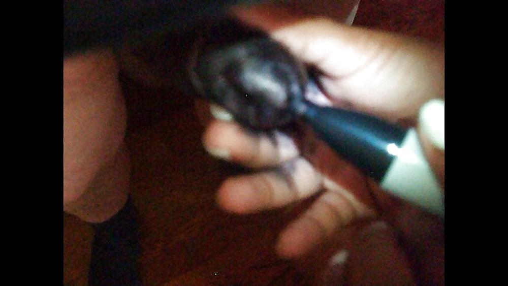19P Little White Cock Colored Black