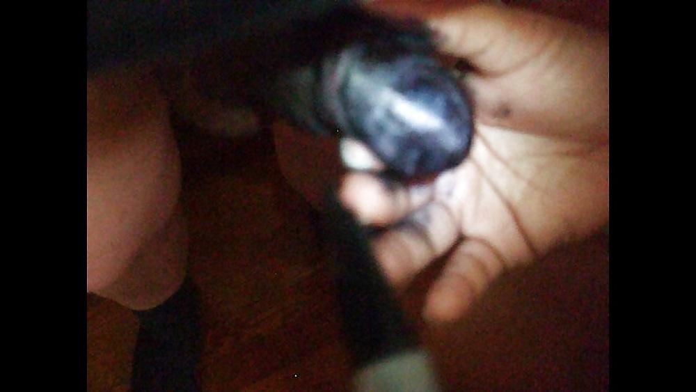 19P Little White Cock Colored Black