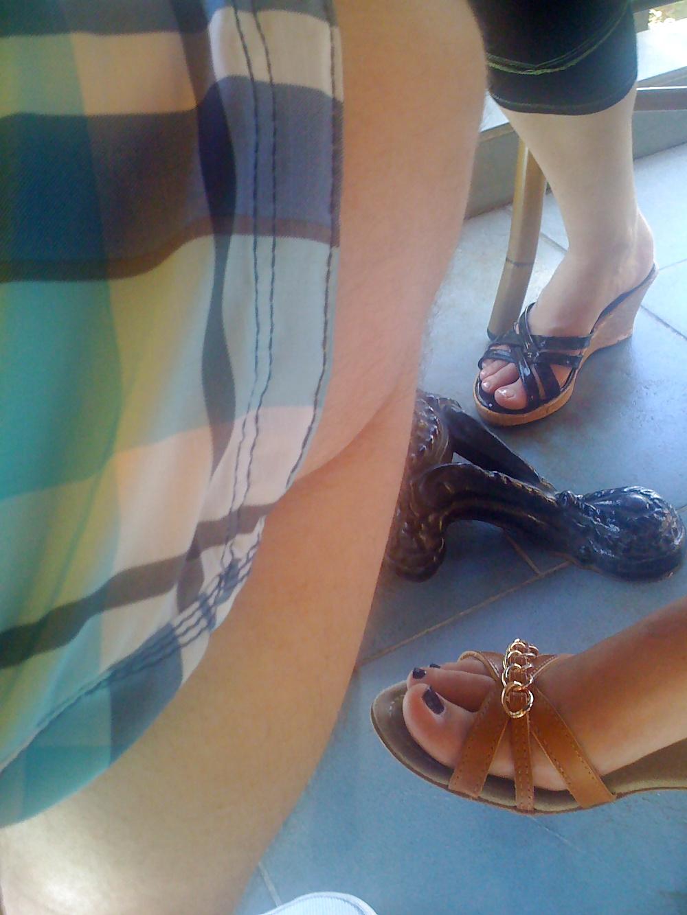 18P Wife's sexy feet, footjob, shoejob