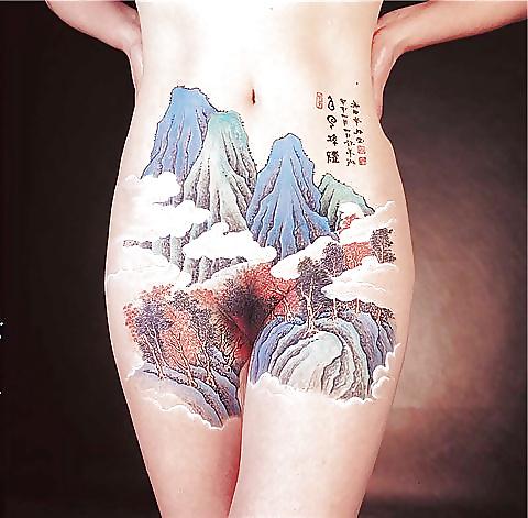 10P Artful Art Of Body Art- Painting #24