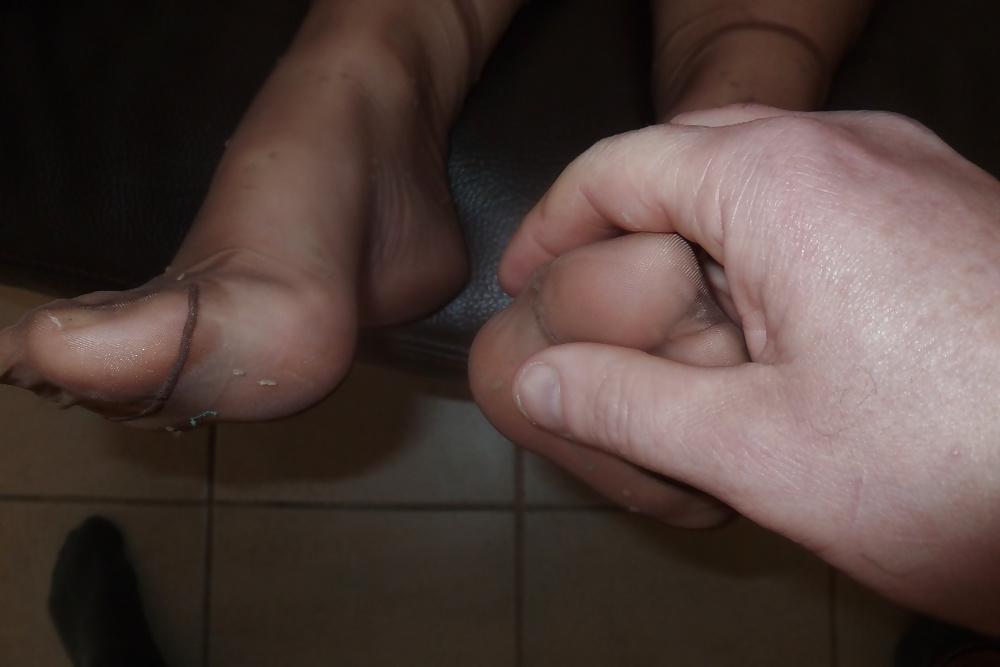 25P Footjob für mein Geld