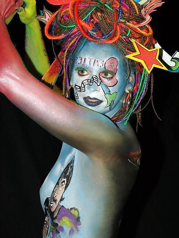10P Artful Art Of Body Art- Painting #38