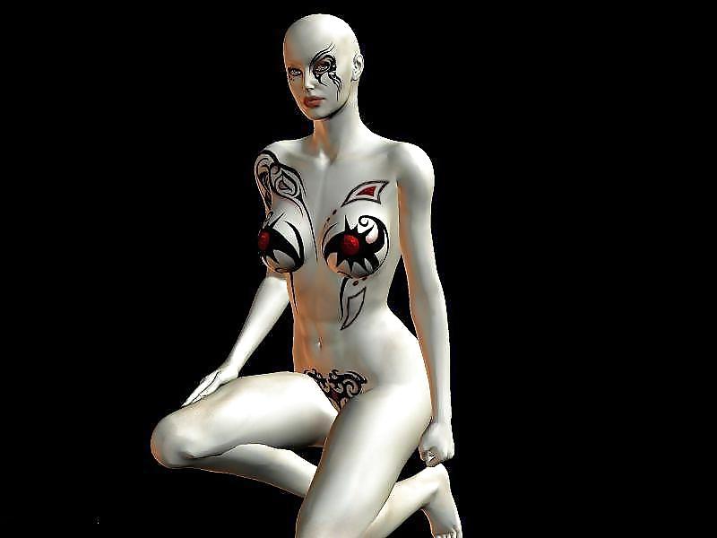 10P Artful Art Of Body Art- Painting #38