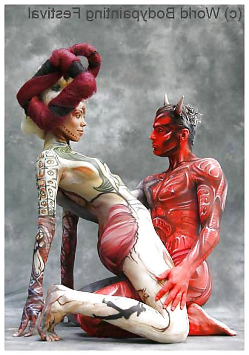 10P Artful Art Of Body Art- Painting #37
