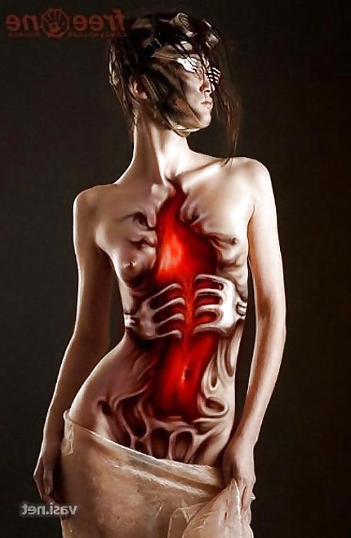10P Artful Art Of Body Art- Painting #37