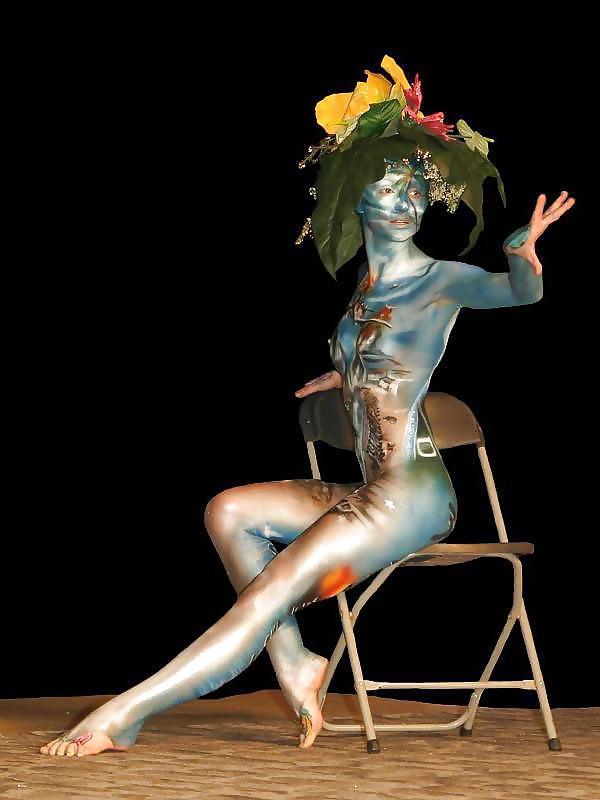 10P Artful Art Of Body Art- Painting #37