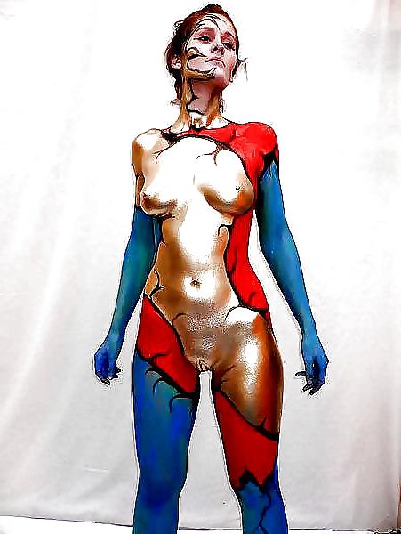 10P Artful Art Of Body Art- Painting #28