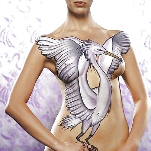 10P Artful Art Of Body Art- Painting #39