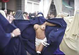 8P Sexy Burqa Dress