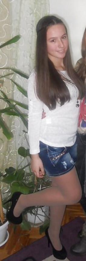 25P Serbian girls in pantyhose 7
