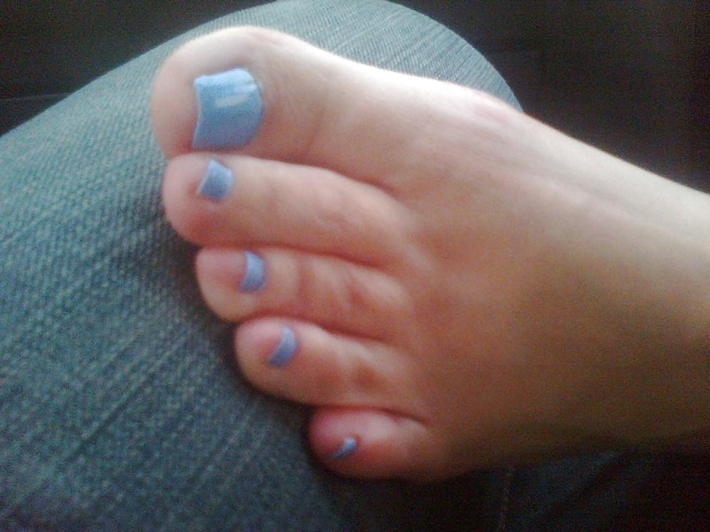9P Colors of rainbow - electric blue & barefoot