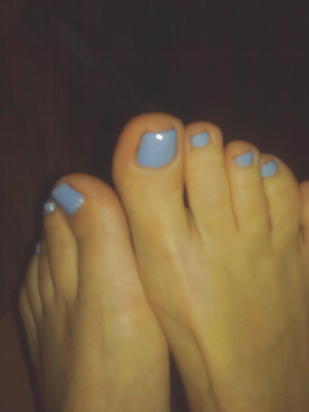 9P Colors of rainbow - electric blue & barefoot